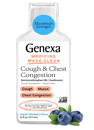 Genexa Liquid Cough & Chest Congestion Medicine for Adults